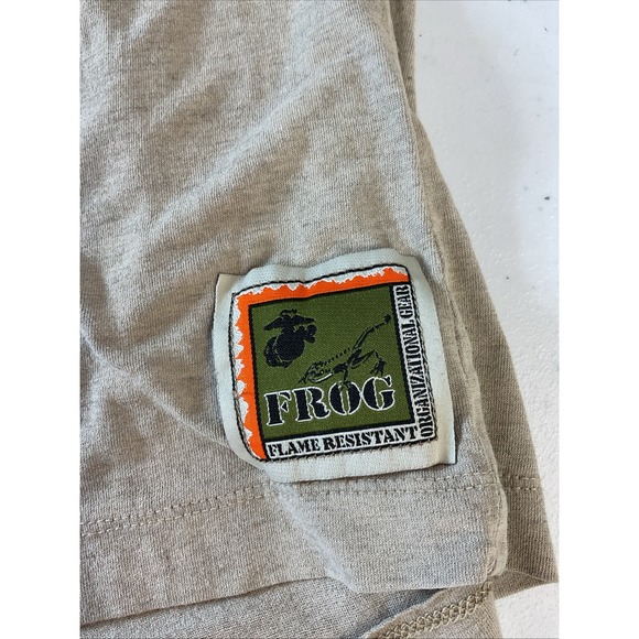 USMC Frog FR Combat Ensemble Shirt Desert Marpat Camo Size M-L flame resistant - Picture 3 of 10